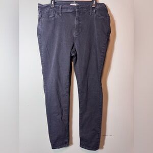 Madewell Women’s Roadtripper Black Jeans Size 35 Stretch